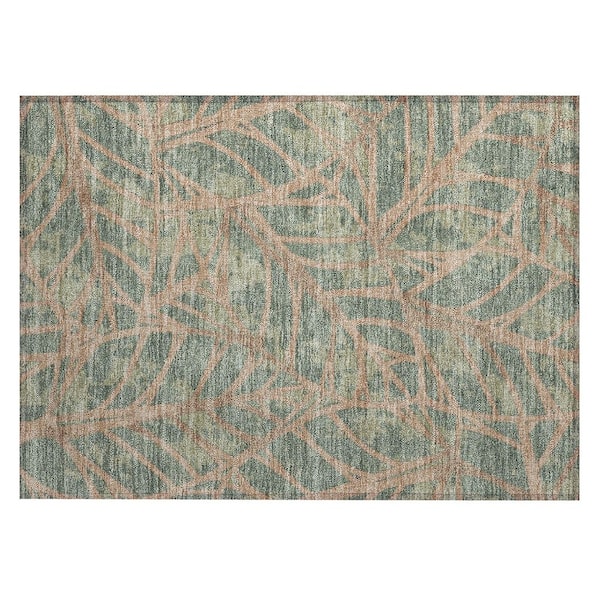 Chantille Machine Washable Indoor/Outdoor Abstract ACN2866 Basil 2 ft. x 3 ft. Accent Rug