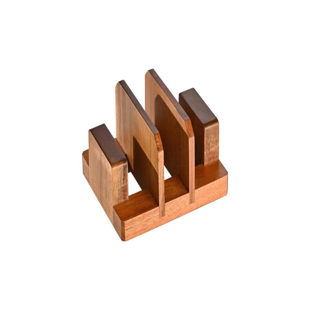 Fox Run Fox Run Acacia Wood Cutting Board Holder, 3 Slot Cutting
