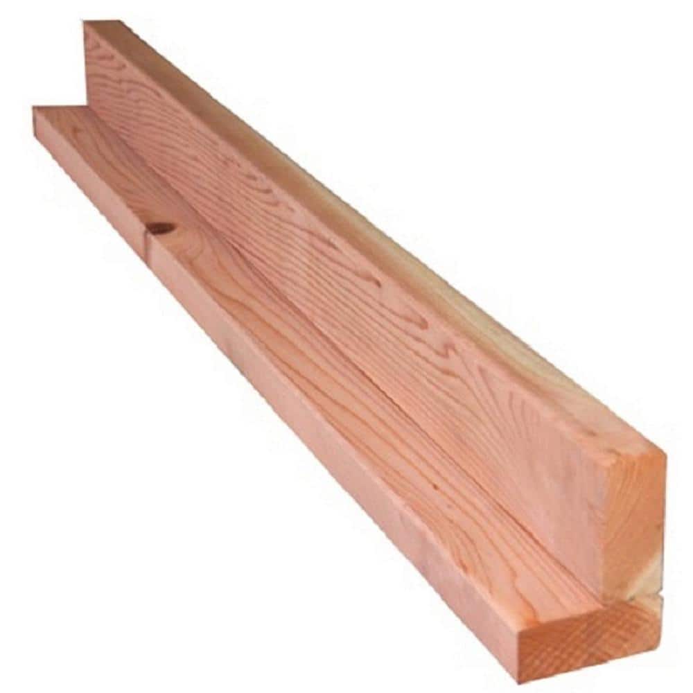 2 in. x 6 in. x 16 ft. Construction Common Redwood Decking Board 10591
