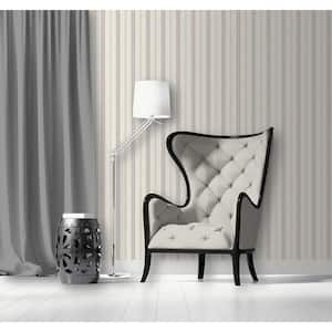 Textured Stripes Vinyl Strippable Wallpaper (Covers 54 sq. ft.)
