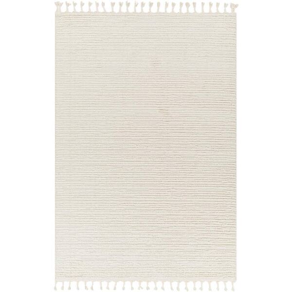 Remy Cream Textured 5 ft. x 7 ft. Indoor Area Rug