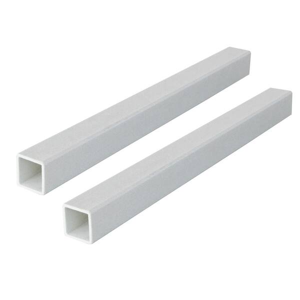 84 in. x 2 in. x 2 in. Fiberglass T Profile Fence Post For Corner / Line���2 pack