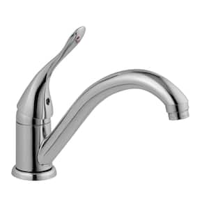 Classic Single-Handle Standard Kitchen Faucet in Chrome