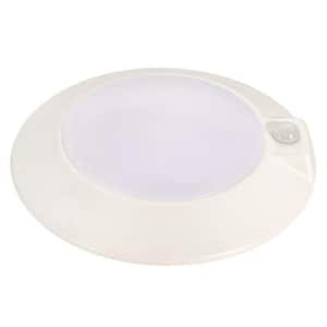 6 in. LED 3000K Surface Flush Mount Disk Light with Motion Sensor