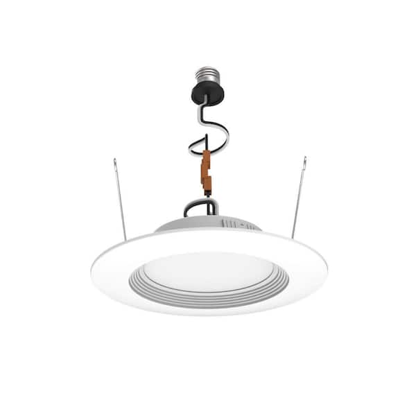 4 in. 2700K-5000K CCT Selectable 650 Lumens Dimmable Integrated LED Recessed Trim Kit (6-Pack)