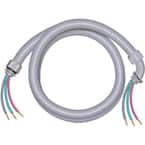 3/4 in. x 6 ft. 8/2 Ultra-Whip Liquidtight Flexible Non-Metallic PVC Conduit Cable Whip