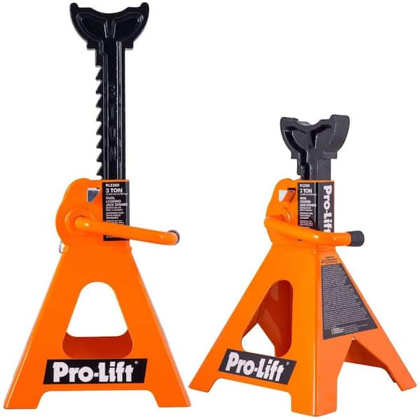 Forkert Lyrical Vice Shinn Fu Company of America Pro-LifT Heavy-Duty Jack Stands - 3-Ton in Pair  with Double Pins PL3300 - The Home Depot