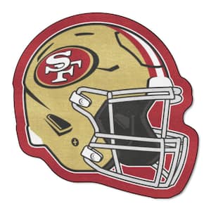 San Francisco 49ers Red 3 ft. x 2 ft. Mascot Helmet Area Rug