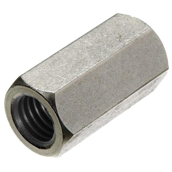 STAINLESS STEEL THREADED ROD HEX COUPLING EXTENSION NUTS 10-24 Qty 25 