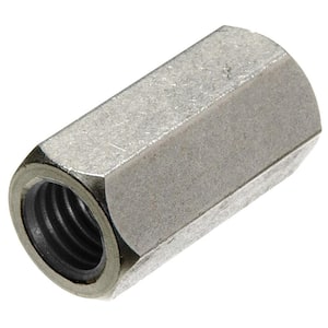 5/8"-11 Stainless-Steel Coupling Nut (2-Pack)