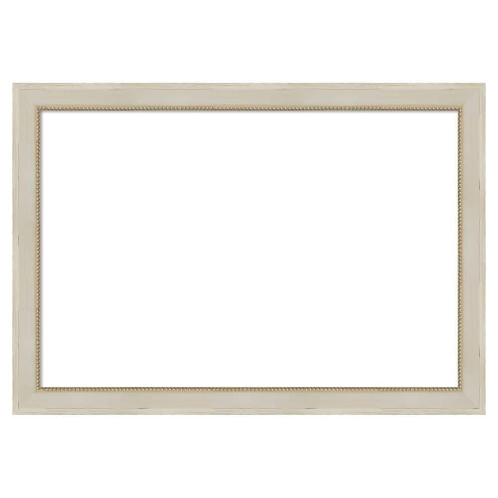 Parthenon Cream 40 in. x 28 in. Wood Framed Dry Erase Magnetic Memo Board