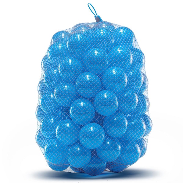Upper Bounce Machrus Upper Bounce Blue Crush Proof Plastic Trampoline Pit Balls (100Pack)