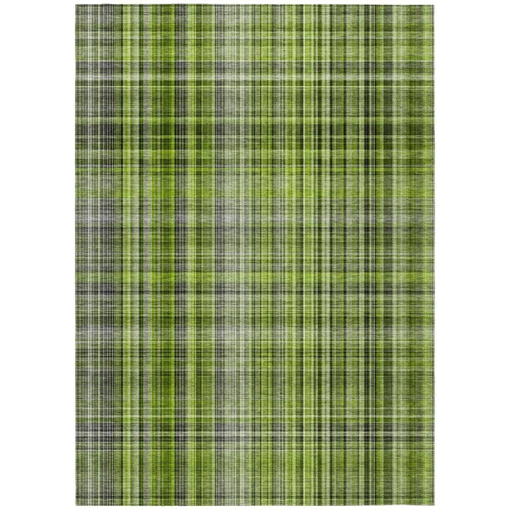 Green 9 ft. x 12 ft. Woven Plaid Rectangle Indoor/Outdoor Area Rug price history on PriceWatchPro