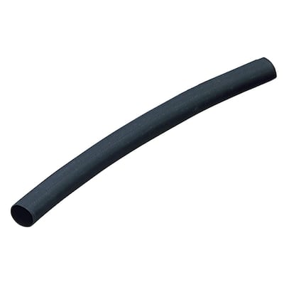 Commercial Electric 1/2 in. x 3 in. Black Polyolefin Heat Shrink Tubing ...