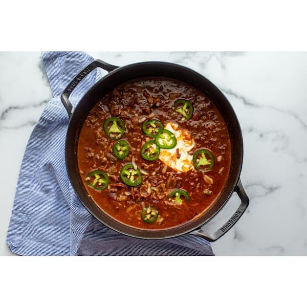 Triple Seasoned 5.5 qt. Round Cast Iron Dutch Oven