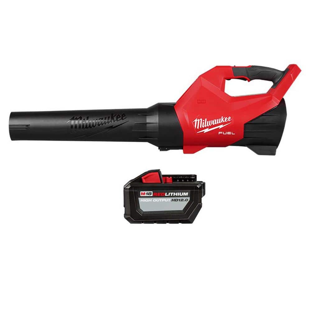 M18 FUEL 120 MPH 500 CFM 18V Lithium-Ion Brushless Cordless Handheld Blower with 12.0 Ah High Output Battery -  Milwaukee, 3017-1812