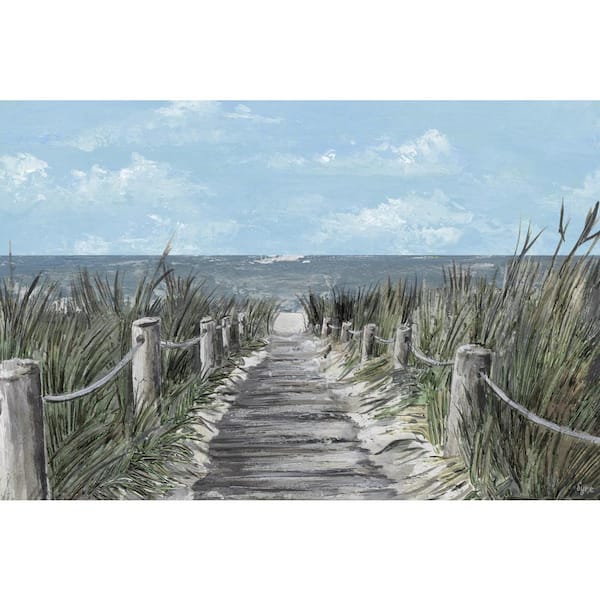 Unbranded "My Favorite Path" by Marmont Hill Unframed Canvas Nature Art Print 30 in. x 45 in.