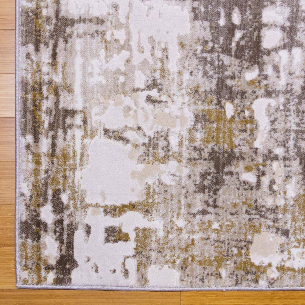 Quattro Alder Ivory 6' x 9' Easy-Care Kids Area Rug