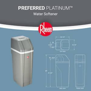 42,000 Grain Preferred Platinum Wi-Fi Enabled Smart Water Softener for Hard Water and Iron Reduction