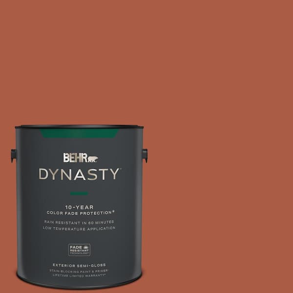BEHR DYNASTY 1 gal. #M190-7 Colorful Leaves Semi-Gloss Exterior Stain-Blocking Paint & Primer