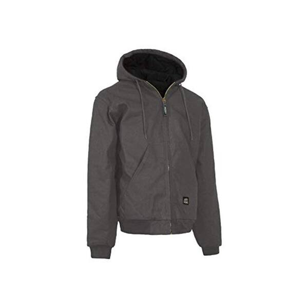 Berne Men's Medium Tall Slate 100% Cotton Original Hooded Jacket