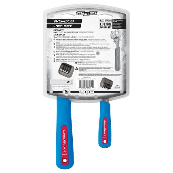 CODE BLUE Adjustable Wrench Set (2-Piece) WS-2CB - The Home Depot