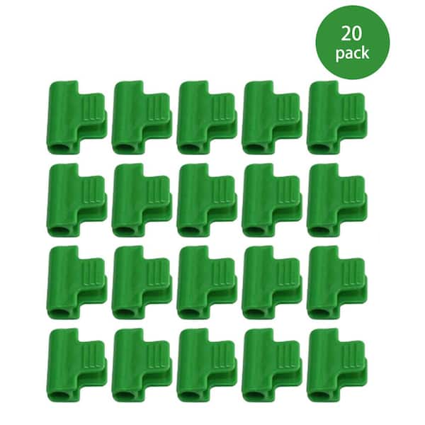 Agfabric Clamp for Greenhouse, Row Cover, Netting, Tunnel Hoop Clips, Plant Cover and Frost Blanket 0.63 in. (Pack of 20)
