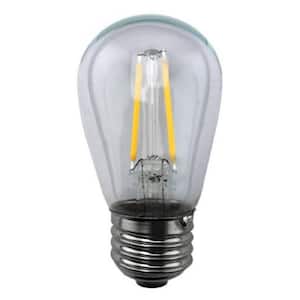 25-Watt Equivalent 2-Watt S14 Dimmable LED Vintage Style Warm White 2700K Clear Light Bulb 82139