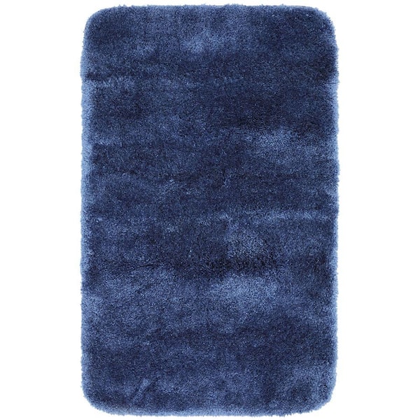 Mohawk Home Soft and Plush Blue 20 in. x 32 in. Bath Rug 326073 - The ...