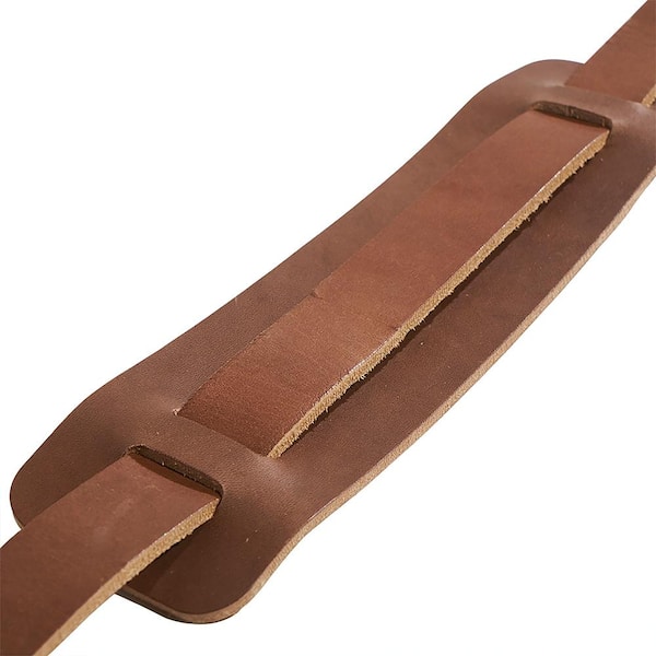 Webbing and leather shoulder strap