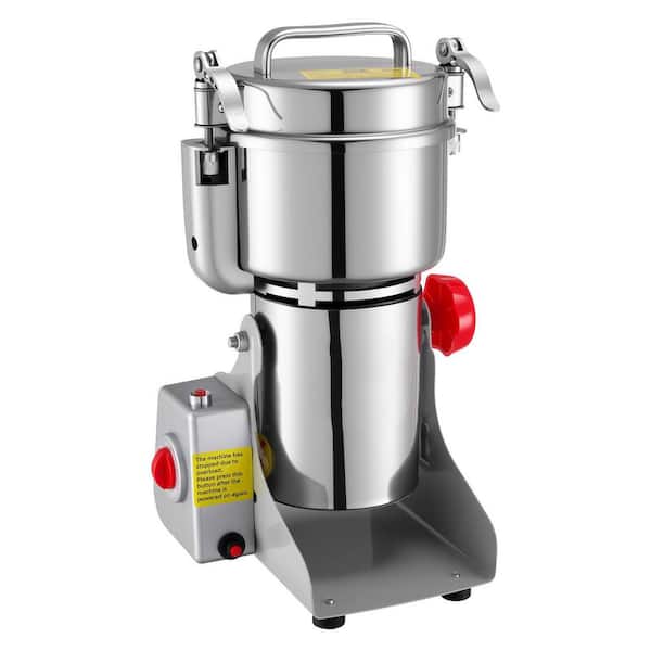 Electric Grain Mill Grinder 2100W High-Speed Stainless Steel Pulverizer 1.8 lb. Kitchen Tools for Spices Grains