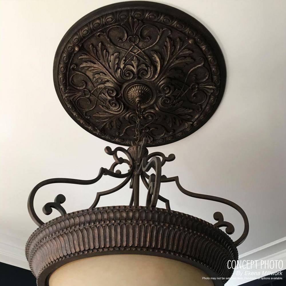 Ultra Pure White High-Density Ceiling Medallion