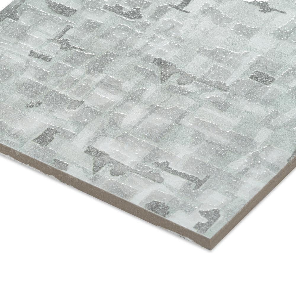 Winter Sky 8x8 Textured Porcelain Floor and Wall Tile