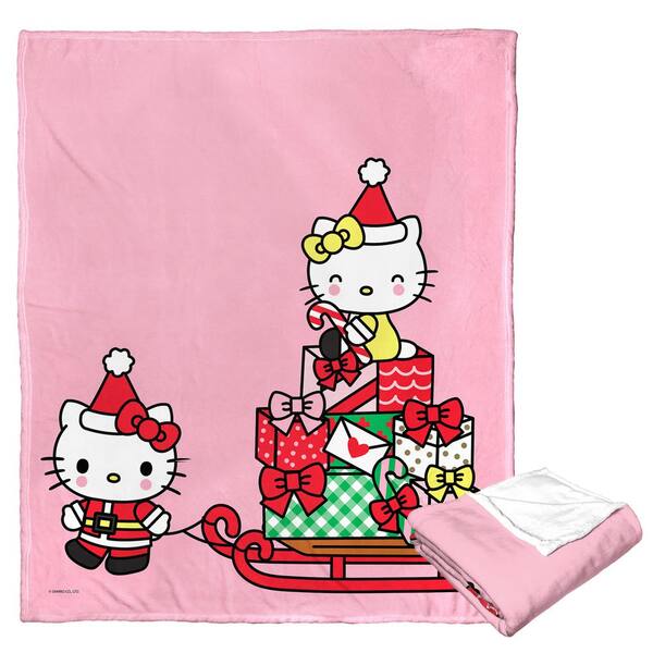 THE NORTHWEST GROUP Hello Kitty Sweet Lil Sleigh Silk Touch Throw Blanket
