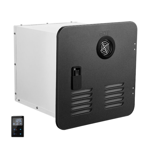 RV Tankless Water Heater, Instant Shower with 15 x 15 in.es Black Door and Remote Controller, 42000BTU Optimized Comfort