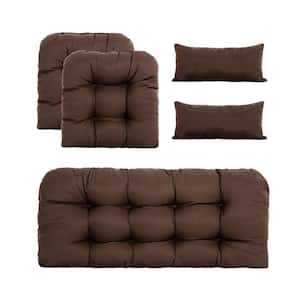 brown patio cushion