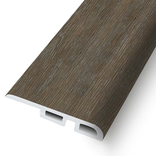 Waterproof Rigid Core Flush Reducer in the color Saw Horse 0.27 in. T x 1.69 in. W x 94 in. L