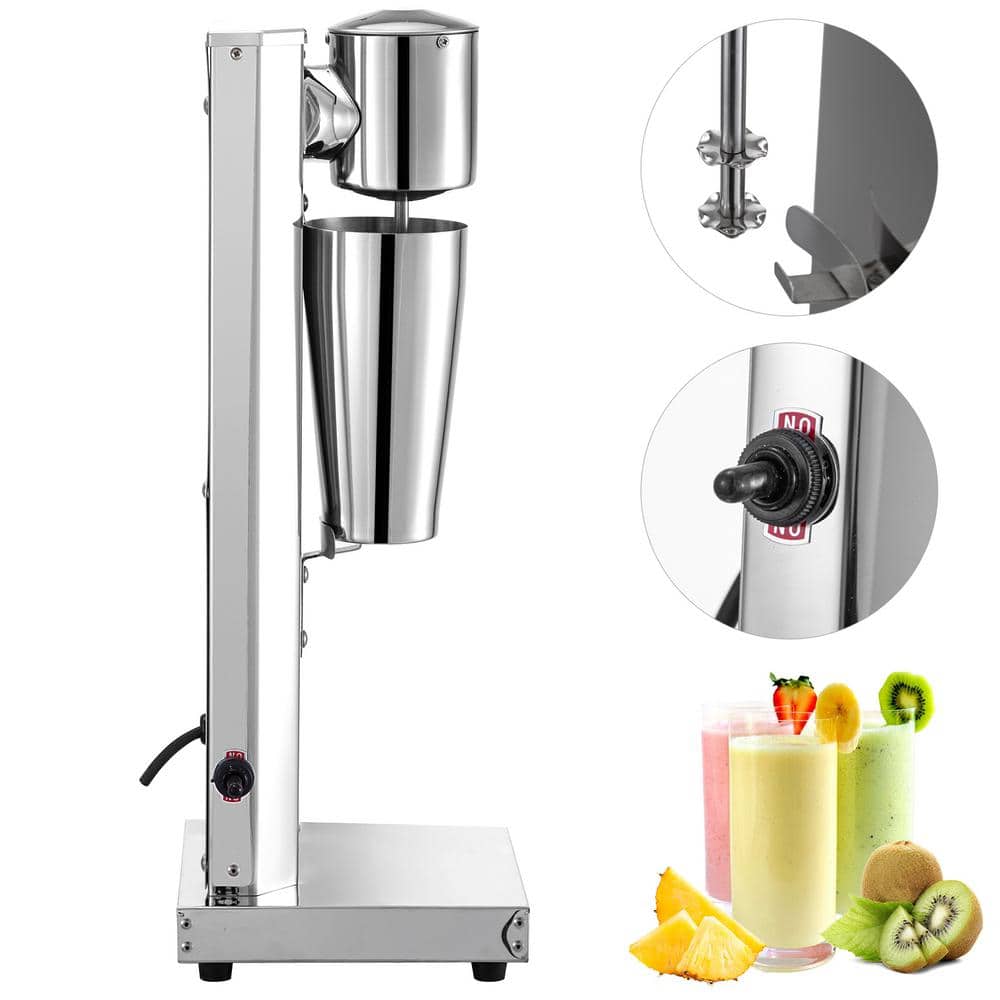 Milkshake Maker Kit, Stainless Steel Electric 180-Watt, 800 ml Cup, 2-Speed Adjustable, Single Head Silver Milkshake price history on PriceWatchPro