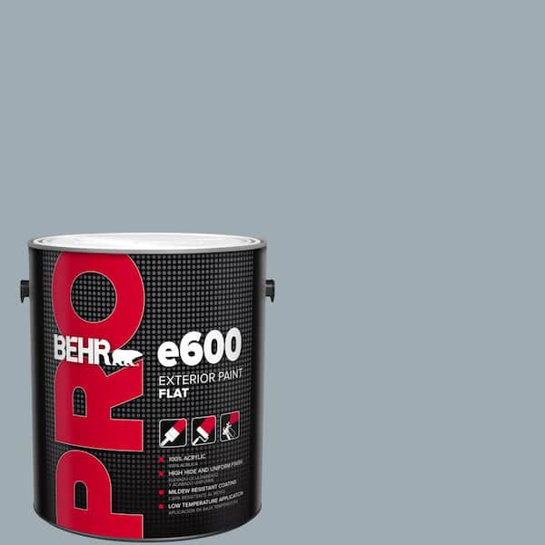 BEHR PRO 1 gal. #ECC-30-1 Pelican Bay Flat Paint