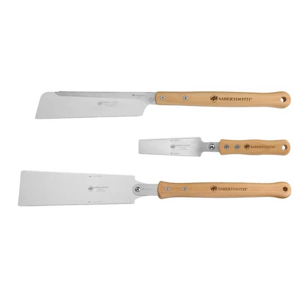10in 9. 5 in. and 5 in. Pull Saw Kit 3-Pieces
