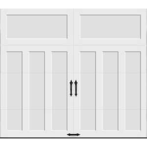Coachman Collection 8 ft. x 7 ft. 18.4 R-Value Intellicore Insulated Solid White Garage Door