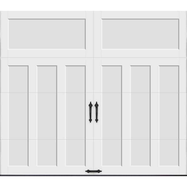 Clopay Coachman Collection 8 ft. x 7 ft. 18.4 R-Value Intellicore Insulated Solid White Garage Door