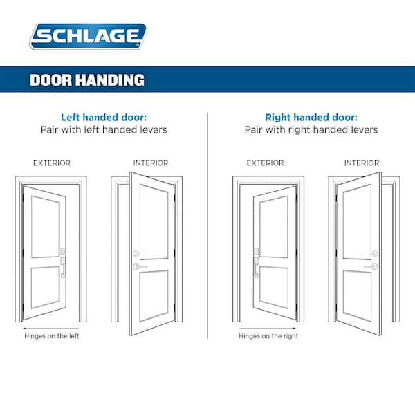 Schlage Plymouth Antique Brass Single Cylinder Door Handleset with Left  Handed Accent Handle F60 PLY 609 ACC LH The Home Depot