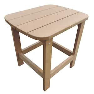 Teak Adirondack Resin Side Table