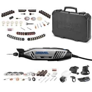 4300 Series 1.8 Amp Variable Speed Corded Rotary Tool Kit + Rotary Tool Accessory Kit (130-Piece)