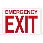 Lynch Sign 14 in. x 10 in. Fire Exit Sign Printed on More Durable ...