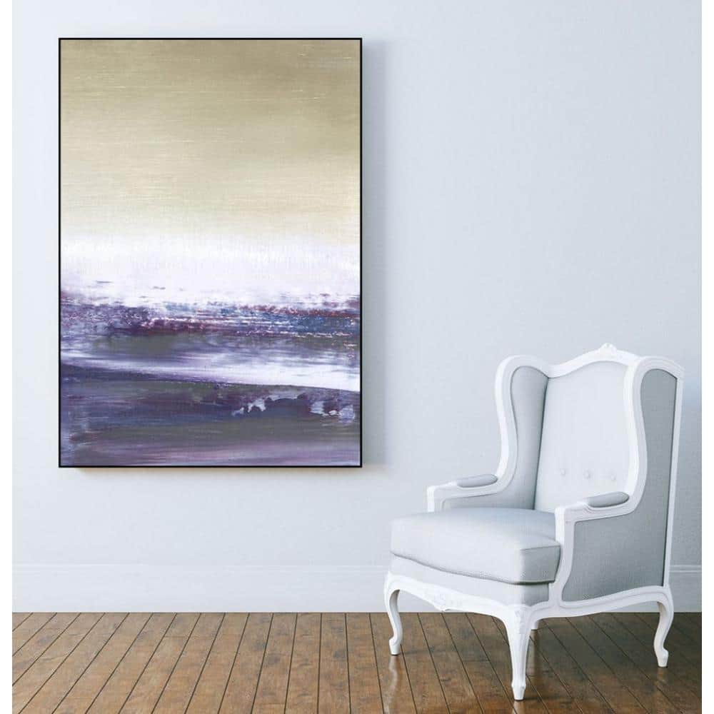 30 in. x 40 in. Amethyst Sea II by Sharon Gordon Framed Wall Art