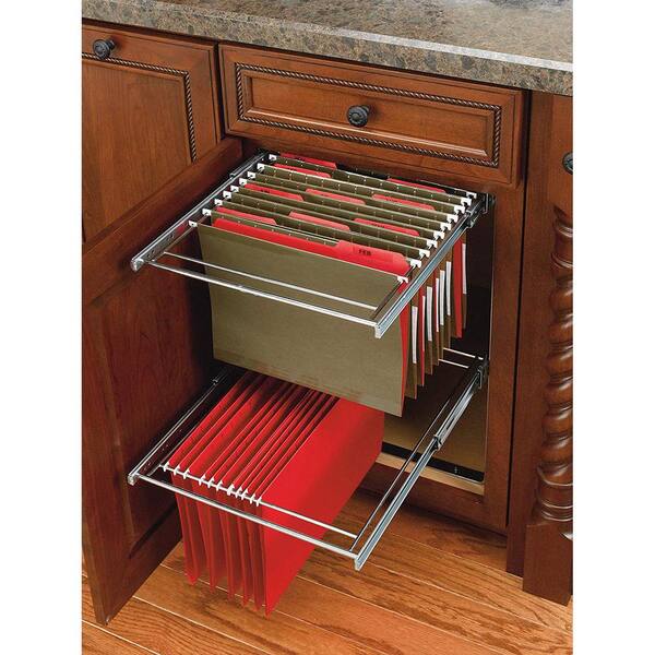 Rev A Shelf Series 2 Tier Standard Height Base Cabinet Organizer Chrome Ras Fd Kit Rev A Shelf Series 2 Tier Standard, 2 Drawer Cabinet Organizer