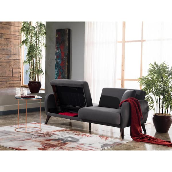 Bellona Functional Sofa In A Box Charcoal