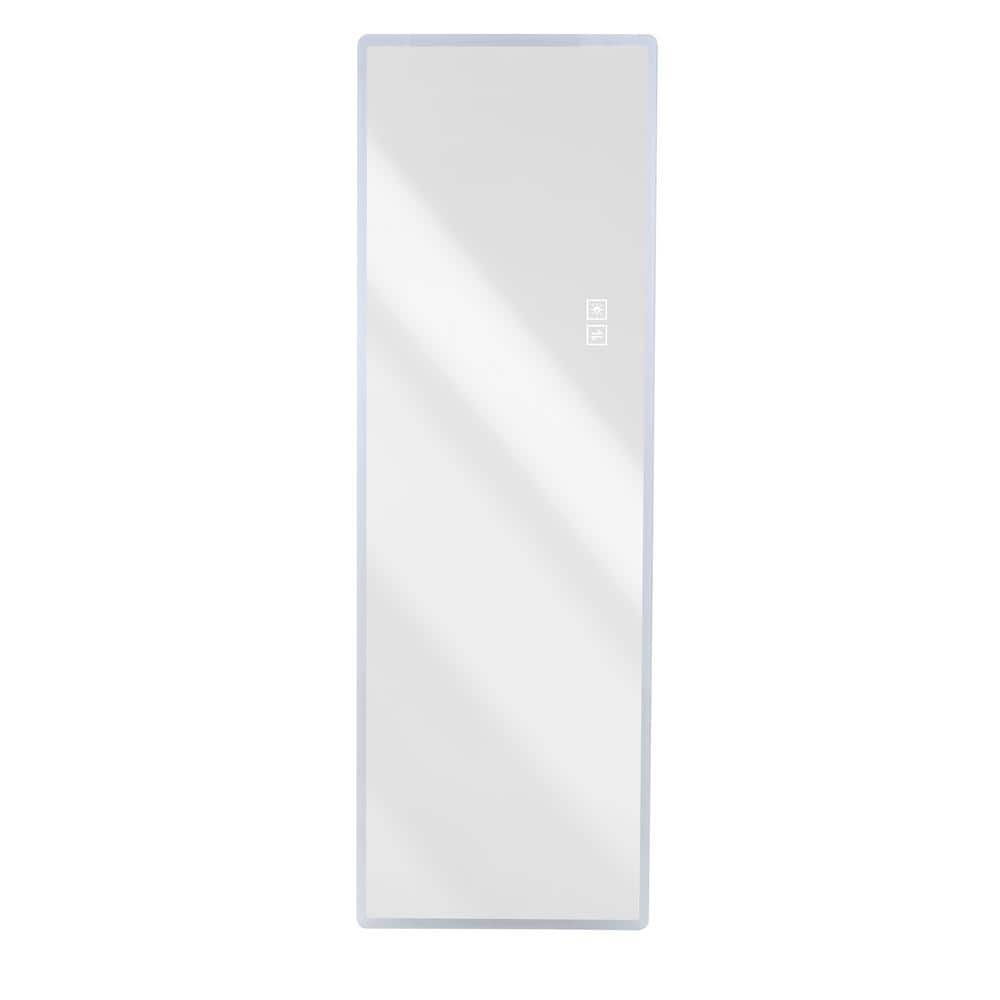 21 in. W x 65 in. H LED Full Length Wall-Mounted Rectangular Frameless Mirr
